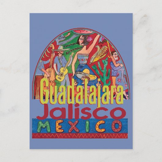 GUADALAJARA Mexico Briefkaart (Voorkant)