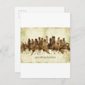 Guadalajara Mexico Cityscape Uitnodiging Briefkaart (Voorkant / Achterkant)