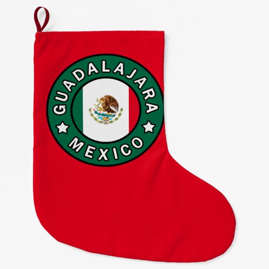 Guadalajara Mexico Grote Kerstsok (Voorkant)