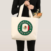 Guadalajara Mexico Grote Tote Bag (Voorkant (product))