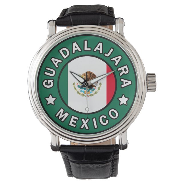 Guadalajara Mexico Horloge (Voorkant)