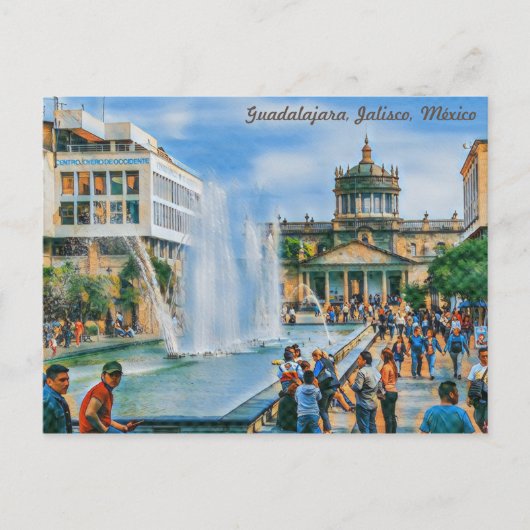 Guadalajara, México Hospicio Cabañas Fine Art Briefkaart (Voorkant)