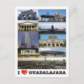 Guadalajara - Mexico - I Love - Briefkaart (Voorkant)