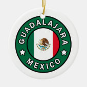 Guadalajara Mexico Keramisch Ornament (Voorkant)