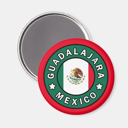 Guadalajara Mexico Magneet (Voorkant / Achterkant)