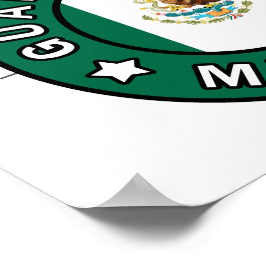 Guadalajara Mexico Poster (Hoek)