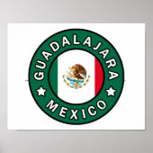 Guadalajara Mexico Poster (Voorkant)