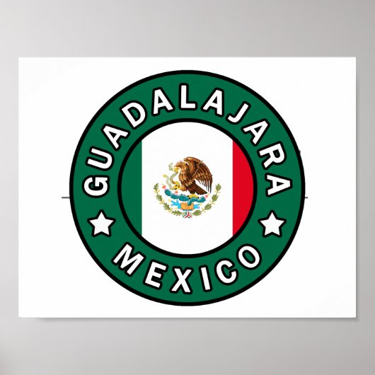 Guadalajara Mexico Poster (Voorkant)