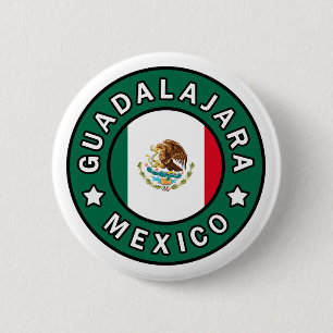 Guadalajara Mexico Ronde Button 5,7 Cm