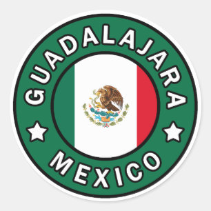 Guadalajara Mexico Ronde Sticker