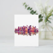 Guadalajara Mexico Skyline Feestdagenkaart (Staand voorkant)