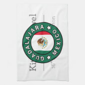 Guadalajara Mexico Theedoek (Verticaal)