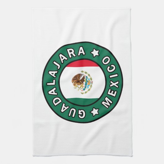 Guadalajara Mexico Theedoek (Verticaal)