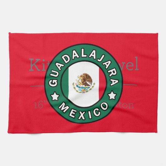 Guadalajara Mexico Theedoek (Horizontaal)