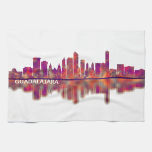 Guadalajara Skyline Theedoek