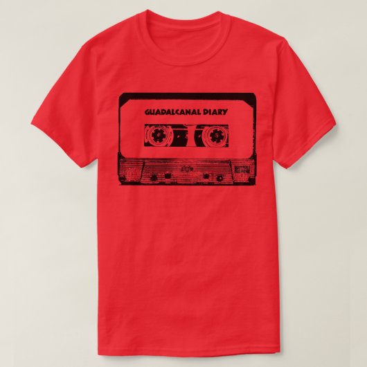 GUADALCANAL DAGBOEK CASSETTEBANDJE T-SHIRT (Design voorkant)