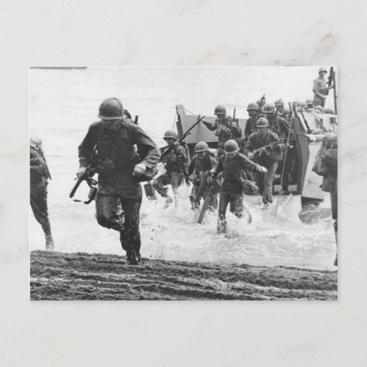 Guadalcanal Landing Briefkaart (Voorkant)