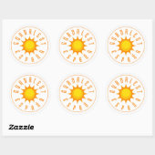 GUADALEST ESPAÑA Sun Ronde Sticker (Vel)