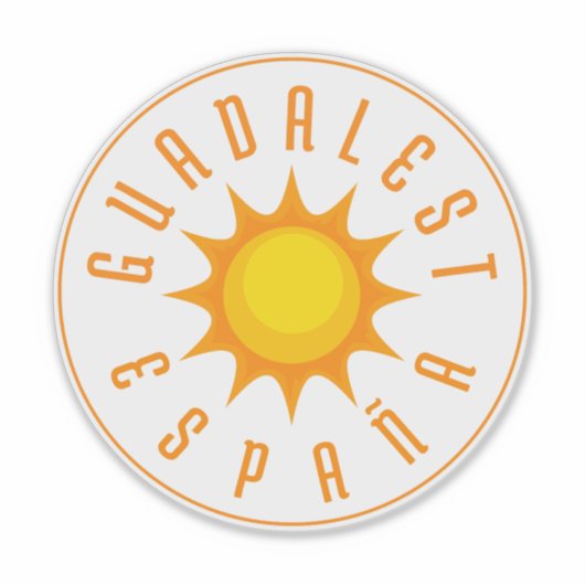 GUADALEST ESPAÑA Sun Sticker (Voorkant)