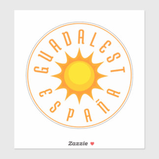 GUADALEST ESPAÑA Sun Sticker