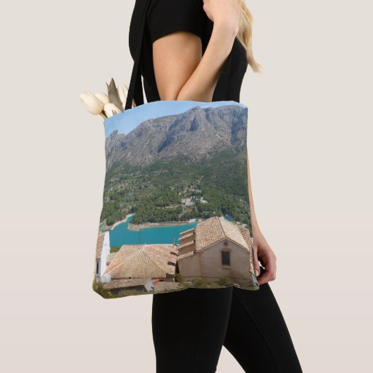 Guadalest Reservoir Alicante Spanje Tote Bag (Dichtbij)