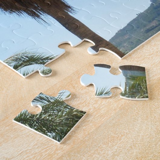 Guadalest Valley Palm Trees Legpuzzel (Zijkant)