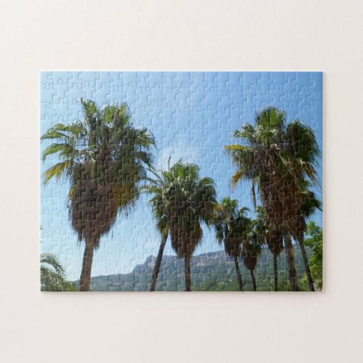 Guadalest Valley Palm Trees Legpuzzel (Horizontaal)