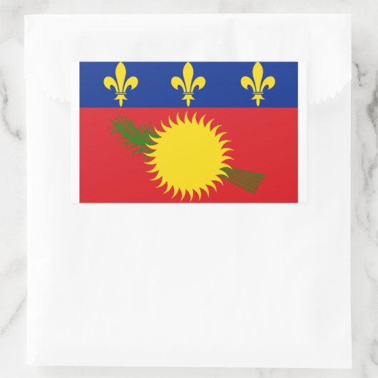 Guadaloupe Flag Sticker (Tas)