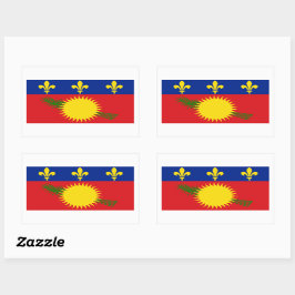 Guadaloupe Flag Sticker