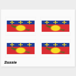 Guadaloupe Flag Sticker