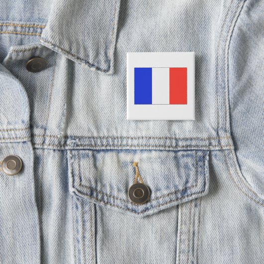 Guadaloupe Vierkante Button 5,1 Cm (In situ)