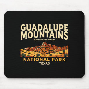 Guadalupe bergen nationaal park texas vintage muismat