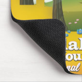 Guadalupe bergt nationaal park, Texas-kaart. Muismat (Hoek)