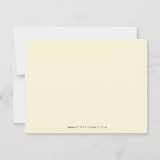 Guadalupe Bloemenbegrafenis Condoleance Sympathie Bedankkaart (Achterkant)