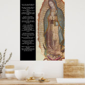 Guadalupe Coronavirus Protection Prayer Poster (Keuken)