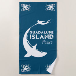 Guadalupe-eiland Mexico | Duiken met haaien Strandlaken