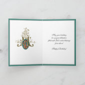 Guadalupe Elegant Religious Celebration Kaart (Binnen)