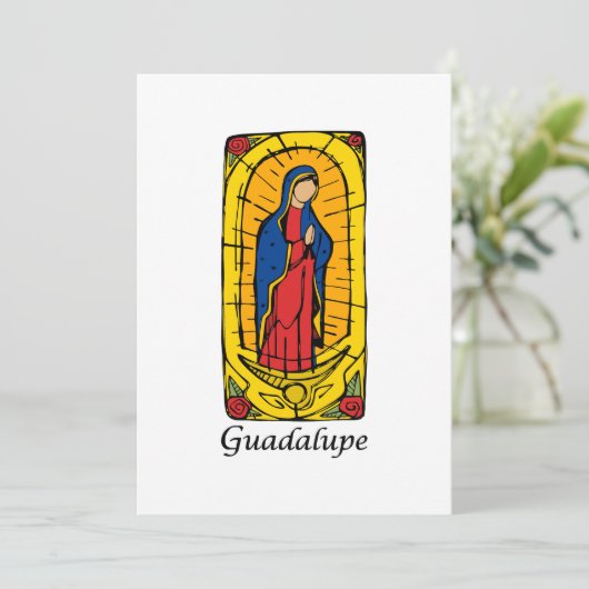 Guadalupe Feestdagenkaart (Staand voorkant)