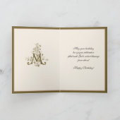 Guadalupe Floral Religious Celebration Kaart (Binnen)