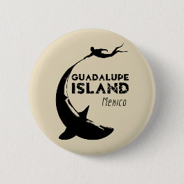 Guadalupe Island, Mexico | Duiken met haaien Ronde Button 5,7 Cm