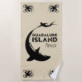 Guadalupe Island, Mexico | Duiken met haaien Strandlaken (Voorkant)