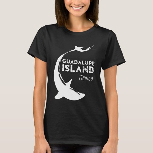 Guadalupe Island, Mexico | Duiken met haaien T-shirt (Voorkant)