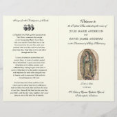Guadalupe Katholiek Huwelijksmisprogramma (Voorkant)