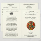 Guadalupe Katholiek Huwelijksmisprogramma (Voorkant / Achterkant)