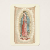 Guadalupe Katholieke Funeral Heilige Prayer Visitekaartje (Voorkant)