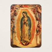Guadalupe Katholieke Funeral Heilige Prayer Visitekaartje (Voorkant)