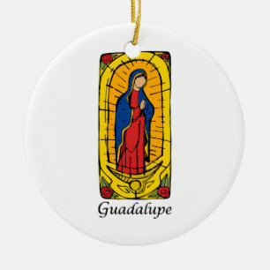 Guadalupe Keramisch Ornament