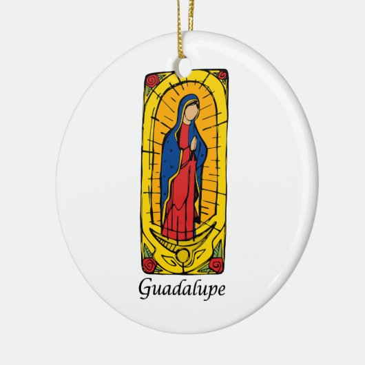 Guadalupe Keramisch Ornament (Links)
