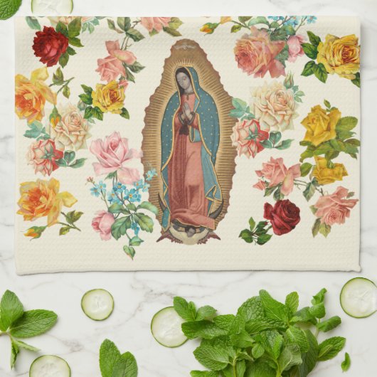 Guadalupe Kitchen Towel (gebroken wit) Theedoek (Gevouwen)
