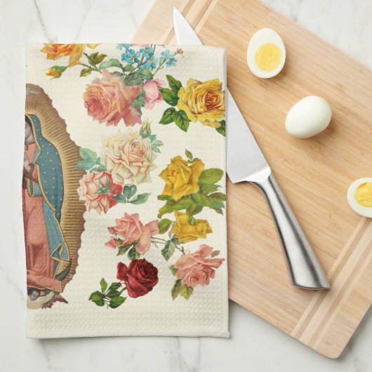 Guadalupe Kitchen Towel (gebroken wit) Theedoek (Quarter Fold)